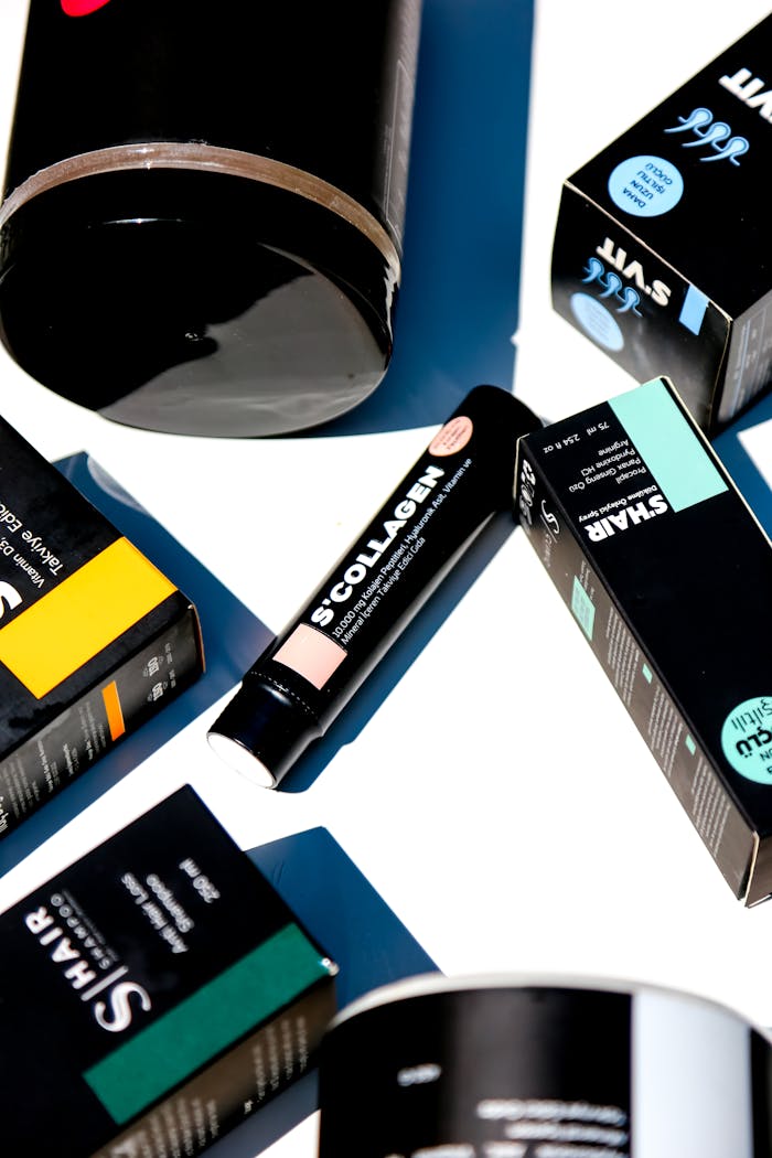 Variety of Hair Products